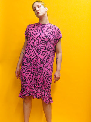 80’s Nicole Miller New Wave Zigzag Bubble Dress