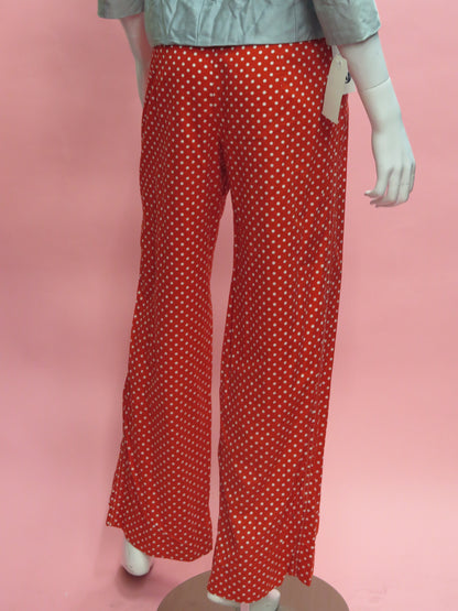 1970’s Geoffrey Beene Polka Dot Wide Leg Pants